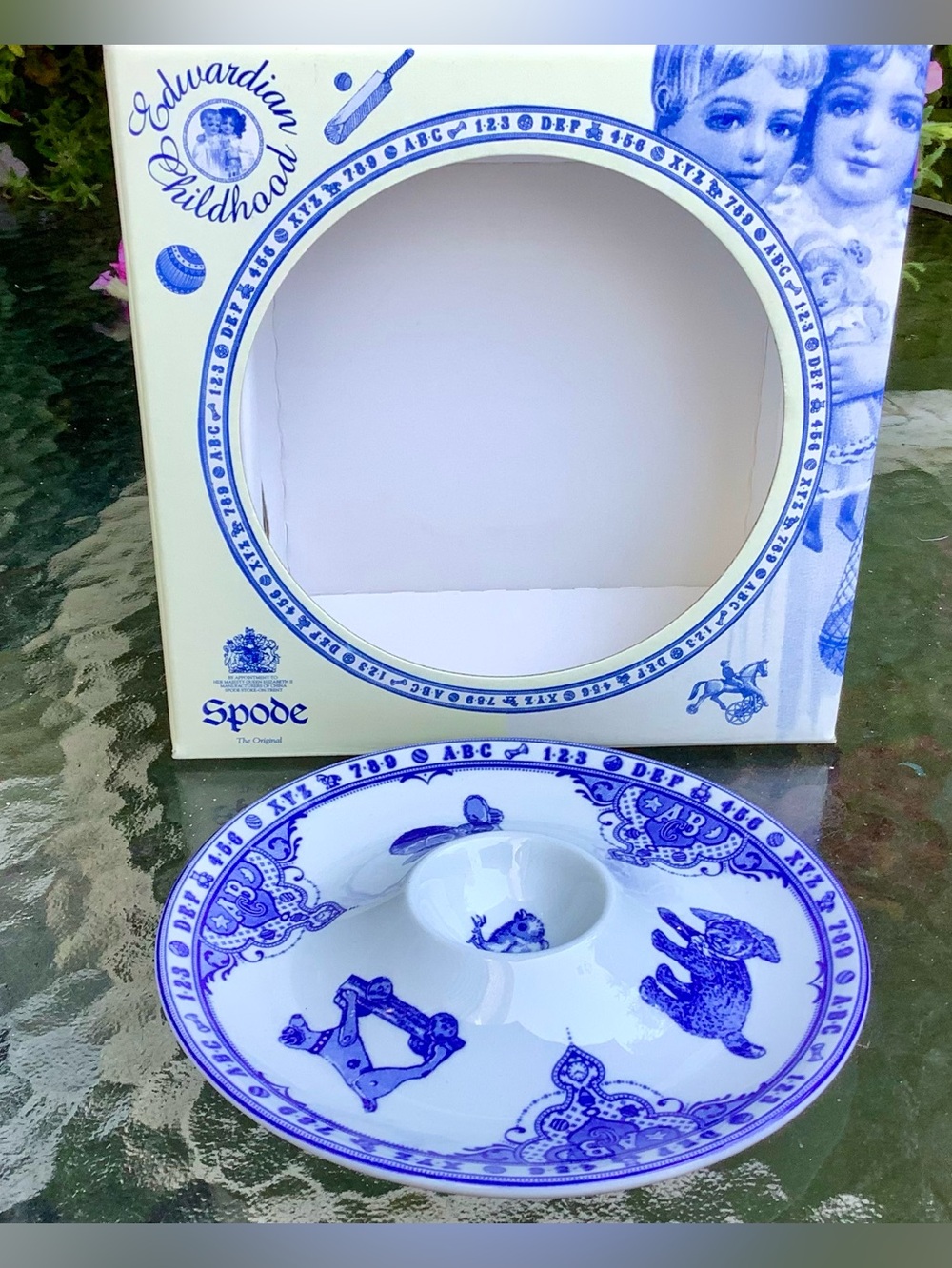 Spode
United Kingdom
Edwardian Childhood Collection
Child’s egg plate New in Box